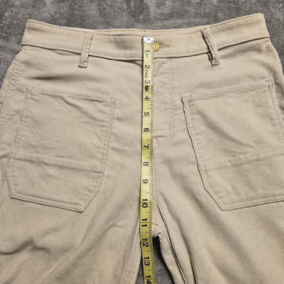 Porter Blue The Wanderer Corduroy Flare High Waisted Wide Leg Pants Size 29 - Picture 15 of 16
